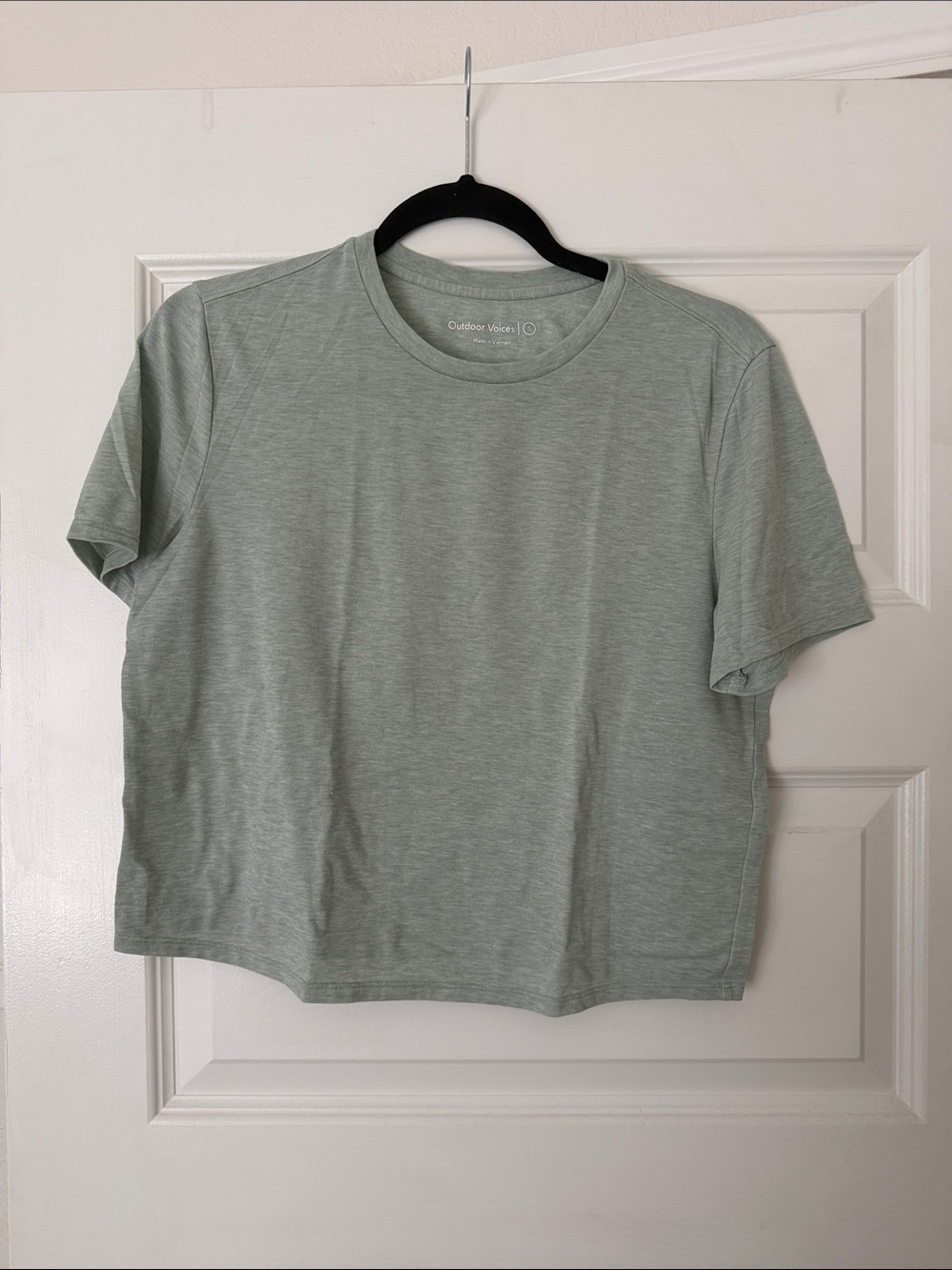 Outdoor Voices Men’s Light Sage Crew Tee
